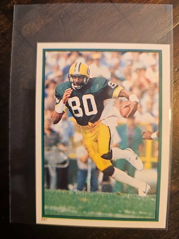 1985 Topps James Lofton Yearbook Sticker #237