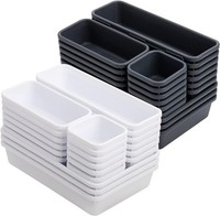 Schubladen Organizer 42-Teilig Aufbewahrungsbox FüR Schreibtisch Bad 42 StüCk