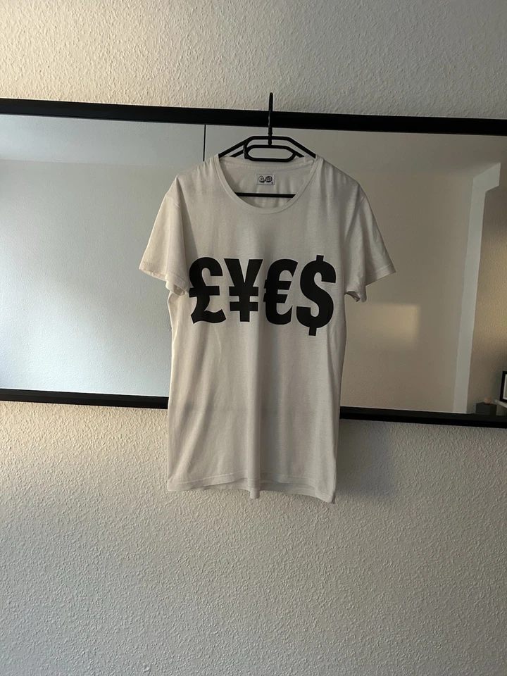 CHEAP MONDAY BAUMWOLLE SHIRT XS OVERSIZED - MOTIV SHIRT - WEISS - Bild 3 von 4