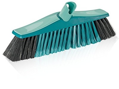 Leifheit Allroundbesen Xtra Clean Plus 30 cm, X-Borsten für gründlicheres Fegen,