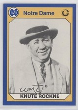 1990 Collegiate Collection University of Notre Dame Knute Rockne #70 0p6