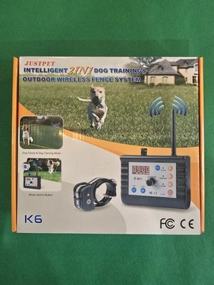 JUSTPET Intelligent 2 in 1 Dog Training & Outdoor Wireless Fence System 