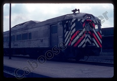 NYC PC Penn Central Railroad RDC M480 Springfield OH 1969 35mm Dia (9470)