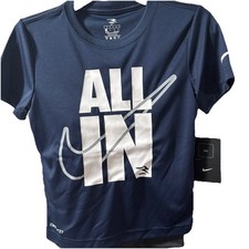 Nike 3Brand Boys midnight blue T-Shirt gray shorts
