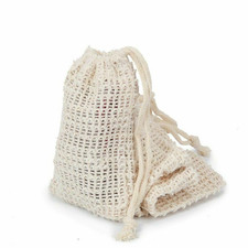 1/3/5/10 Pack Faux Sisal Soap Bag Exfoliating Soap Saver Pouch Holder Soft US