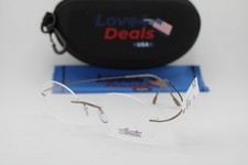 NEW SILHOUETTE 5515 CO 6040 GUNMETAL AUTHENTIC EYEGLASSES 51-19