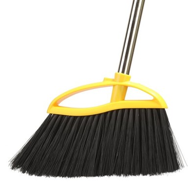 Soft Bristles Broom Indoor Angle Long Handle, Soft Floor Sweeping Kitchen Tool