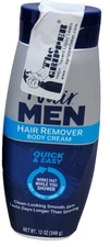 Nair Men Hair Remover Body Cream 12oz Back Chest Arms Legs Quick Easy New