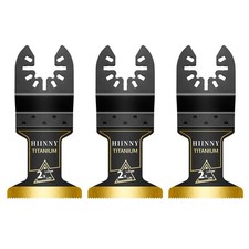 3PCS Titanium Oscillating Tool Blades Universal Multitool Saw Blades for Metal