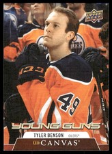 2020-21 Upper Deck UD Canvas YG Tyler Benson Rookie Edmonton Oilers #C113