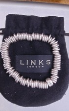 links of london sweetie bracelet,925sterling silver,fully hallmarked,medium,54g