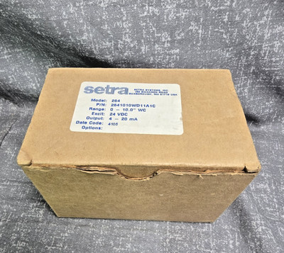 Setra 2641010WD11A1C 0-10'' Differential Pressure Transducer Model 264