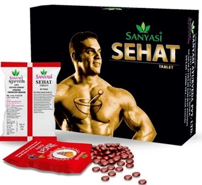 Sanyasi Sehat Tablets Ayurvedic For Weight Gain 120 Tabs Pure Herbal Exp 2028