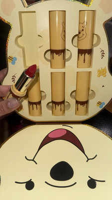 Disney Winnie the Pooh 6pc Lipstick Set Multicolor Assorted Shimmer Stick