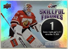 Carter George Rookie 2025-26 Upper Deck CHL Skillful Figures #SF-7 (RC) LA Kings