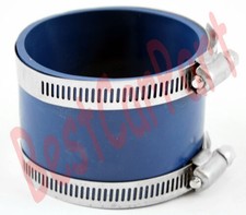 Blue 3.5-3.5 89mm Id Intercoolerair Intake Reducer Coupler Hoseclamps
