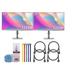 HP Series 5 27 inch FHD Height Adjust Monitor - 527sh Bundle