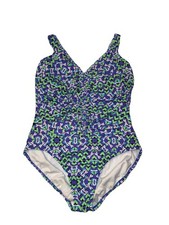 La Blanca Noelia Rhodes Paradise Bay Tummy Control Women Swimsuit piece Vintage