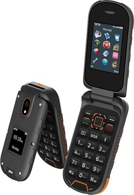 Plum RAM Plus | 4G LTE Rugged Flip Phone| Water/Shock Proof -  Only for TMobile
