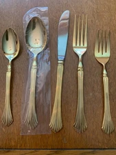 Retroneu Korea Century Gold Flatware Your choice up to 8 Place Settings or Serve
