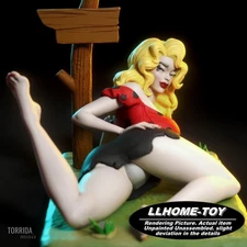 14CM tall Daisy Mae lying 3d Print Model Unpainted Garage Kit Statue Figure