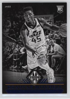 2017 Panini Chronicles Majestic Blue 162/199 Donovan Mitchell #304 Rookie RC q3o