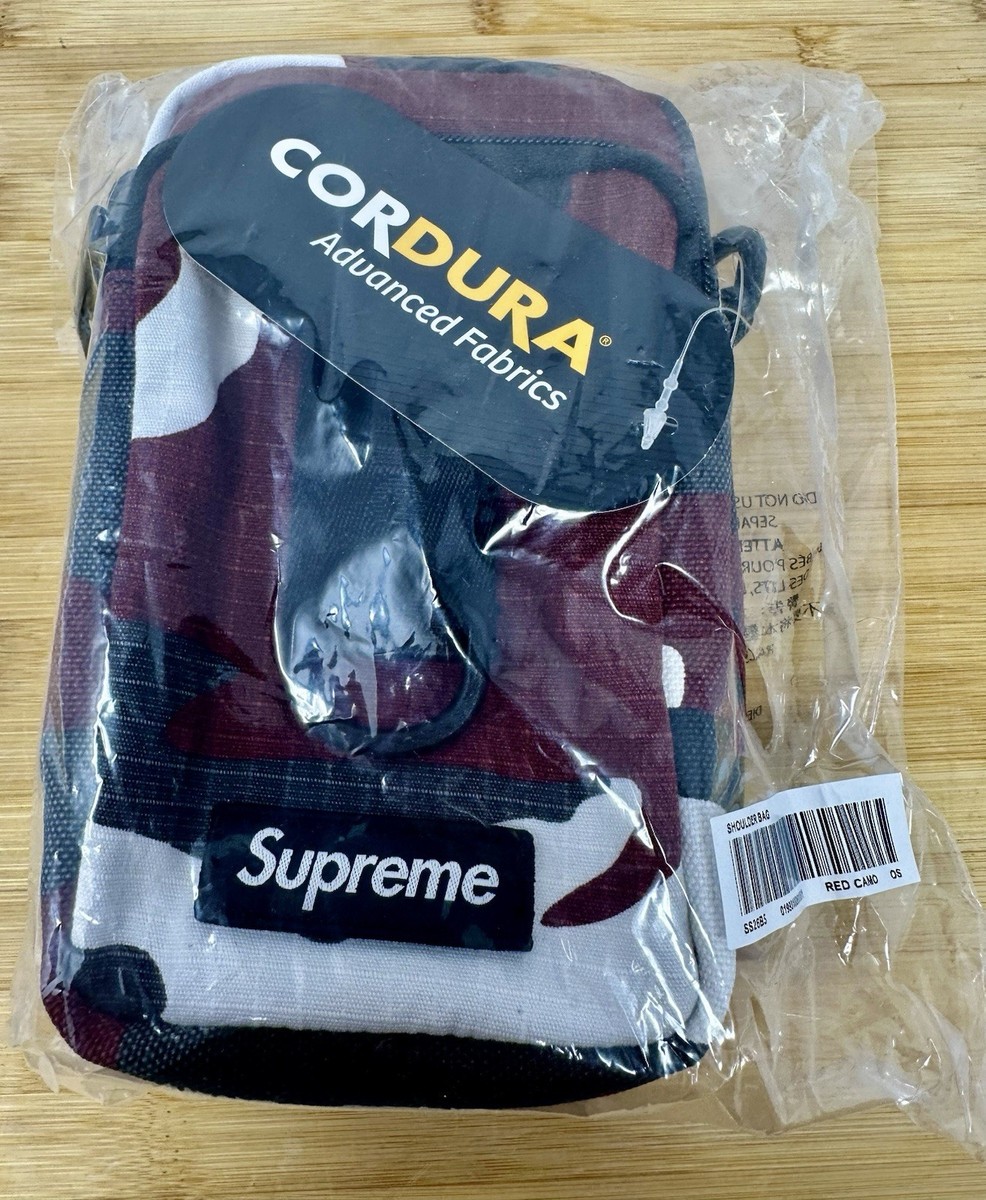 Supreme Shoulder Bag (SS26) Red Camo Sealed Brand New In Hand! | eBay