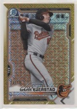 2021 Bowman Chrome Mega Box Gold Mojo Refractor 24/50 Heston Kjerstad 0l1