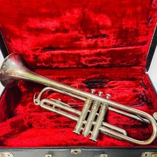 Yamaha YTR-136 Silver Trumpet with Mouthpiece Tested for sale