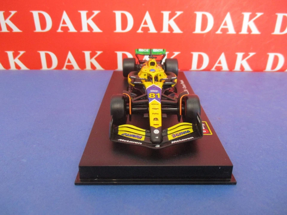 Die cast 1/43 Modellino Auto F1 Mclaren MCL38 Monaco GP 2024 O. Piastri - Immagine 2 di 4