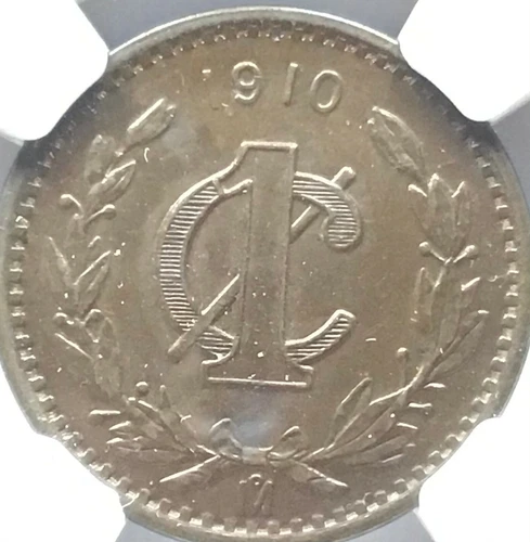1910 Mexico 1 Centavo NGC UNC Details KM 415 (C635)