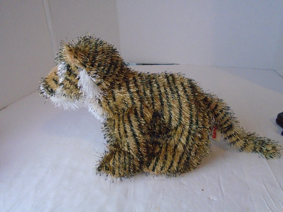 Ganz Webkinz Tiger Plush Toy Striped Wild Cat Stuffed Animal NO CODE T - Image 2 of 4