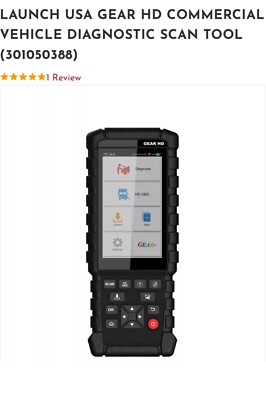 Launch Tech USA Gear HD Heavy Duty Diagnostic Scan Tool