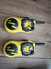 Pokemon Pikachu Walkie Talkies-Long Range 2-way Radios - Pre-Owned