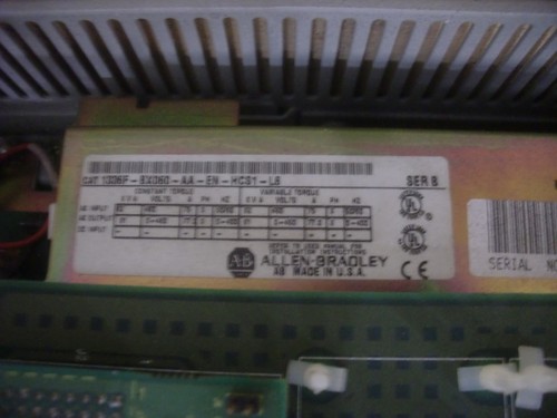 ALLEN BRADLEY 1336 IMPACT FORCE DRIVE 1336F-BX060-AA-EN-HCS1-L6 - Picture 2 of 2