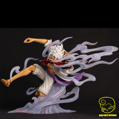 BadBoy Studios One Piece Monkey D. Luffy Blowing Resin statue In Stock H22cm