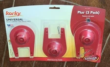 3pk Korky Universal Standard 2" Toilet Flapper & Chain Set- Item #2001TP