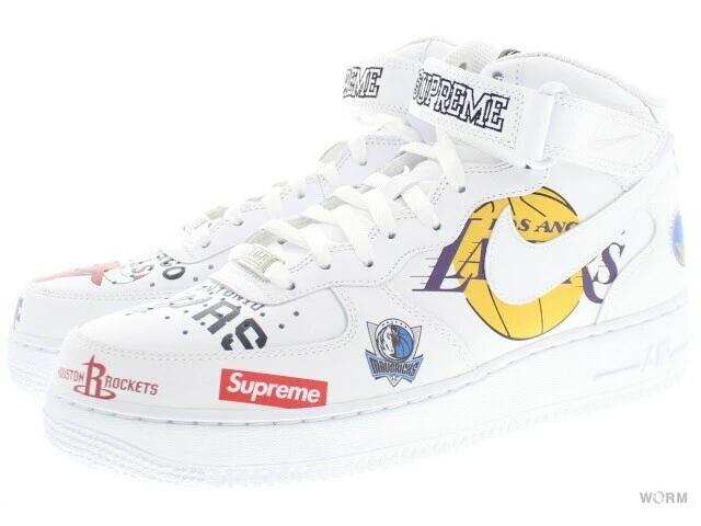 【US9】 NIKE AIR FORCE 1 MID 07/SUPREME AQ8017 100 【DS】 en boite 2100000193325