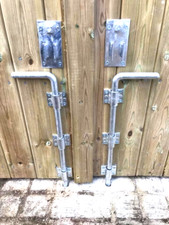 Drop bolt 18 inch 450mm galvanised wooden gates driveway farm gate fittings lock