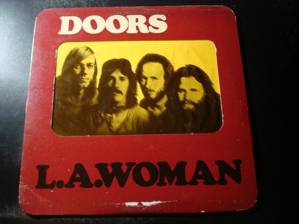 THE DOORS LA L.A. WOMAN LP RECORD ORIGINAL CRUCIFIX INNER SLEEVE 