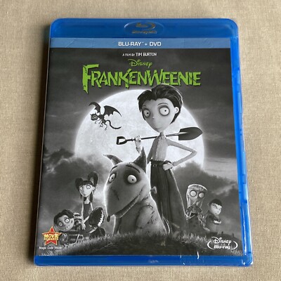 Frankenweenie (Blu-ray & DVD 2012 NEW) Disney Tim Burton Stop