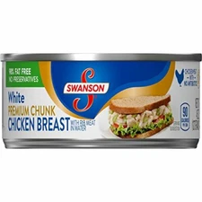 Swanson Premium White Chunk Chicken Breast, 4.5 Oz. Can [Pack of 24]