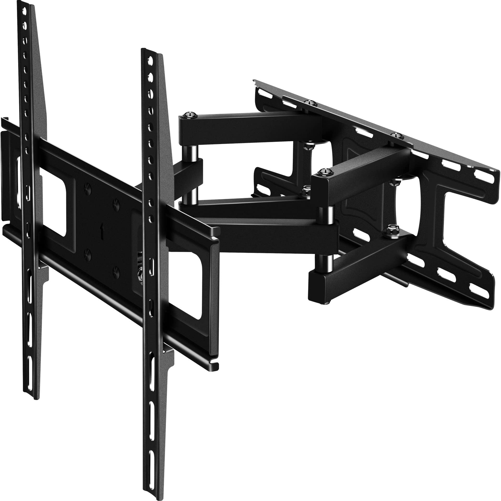 Full Motion TV Wall Mount Bracket with Articulating Dual Arm Swivel and Tilt ...