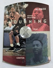 ALONZO MOURNING, 1997-98 UPPER DECK SPx DIE CUT HOLO #23