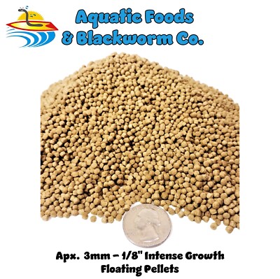 10-lbs 3mm Intense Growth Floating Pellets for Koi, Pond Fish, All Tropical Fish