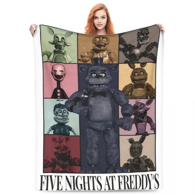 FNAFs Blanket Stuff Decorative FNAF Horror Throws And Blankets