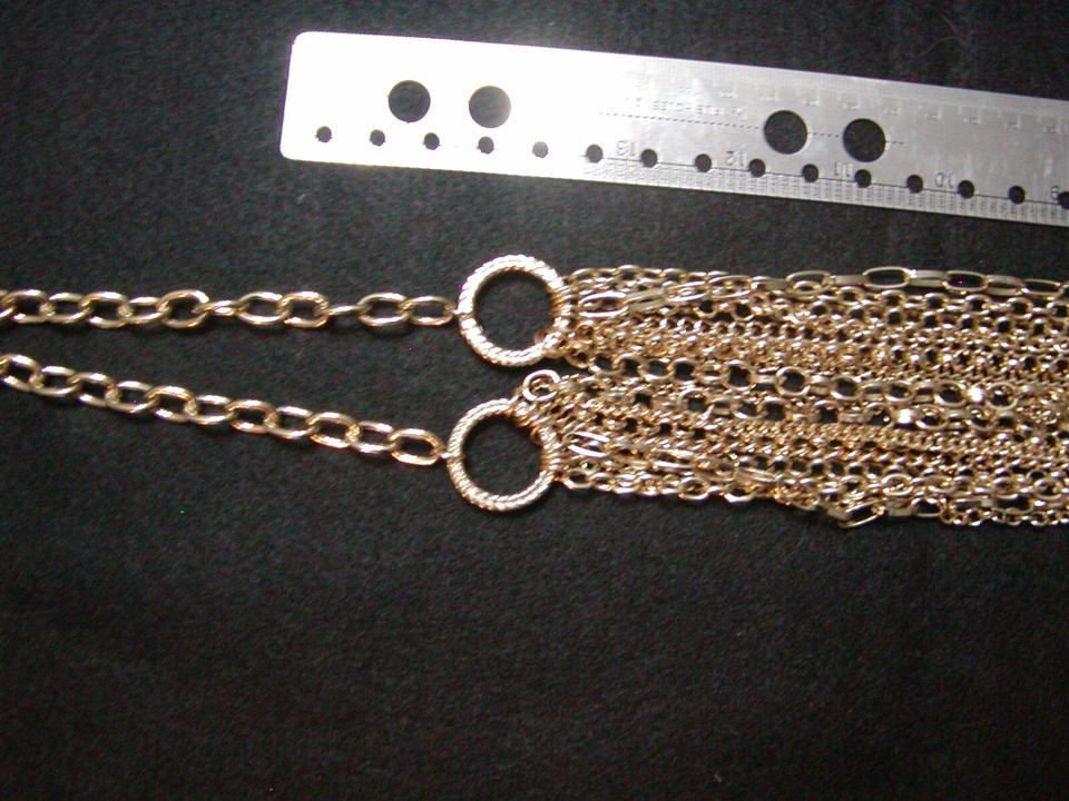 Lot of 2 vintage necklaces, chain and beaded eBay