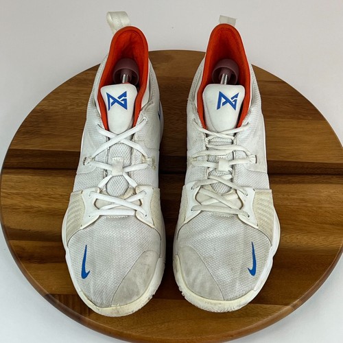 Hombres Nike ID PG 2 Marfil Medio Atlético Zapatos de Baloncesto Tenis Talla 15 M Usado en Excelente Condición - Imagen 5 de 10