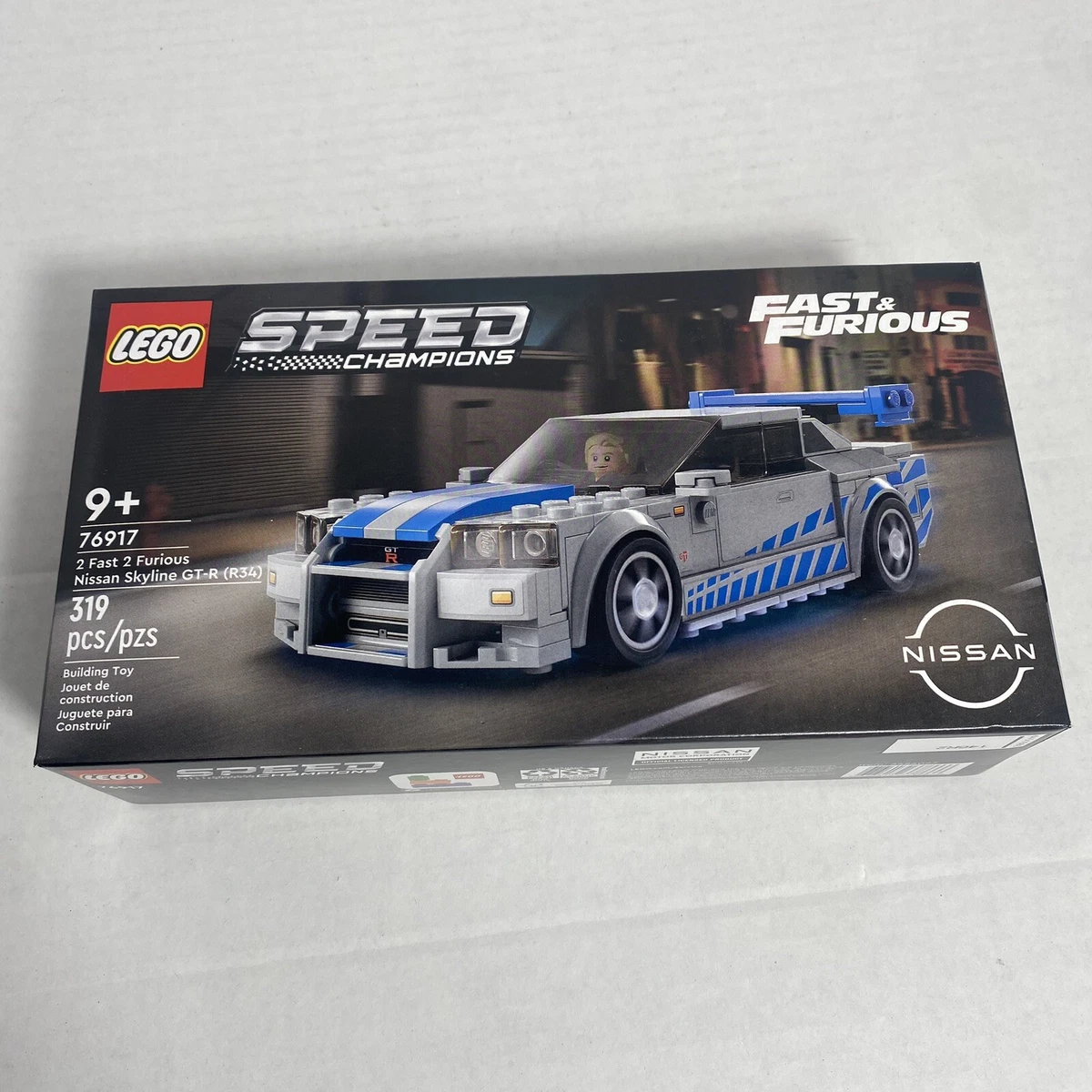 LEGO SPEED CHAMPIONS (76917) 2 Fast 2 Furious Nissan Skyline GT-R (R34) -  NEW