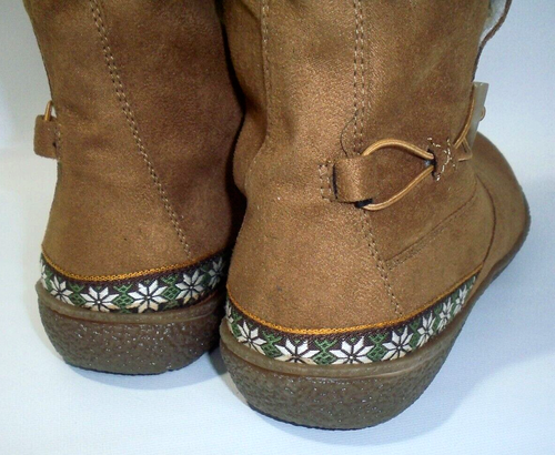 Dolce by Mojo Moxy Size 9 Snowy with Bear Teeth Women's Mid-Calf Boots, New! - Picture 3 of 14